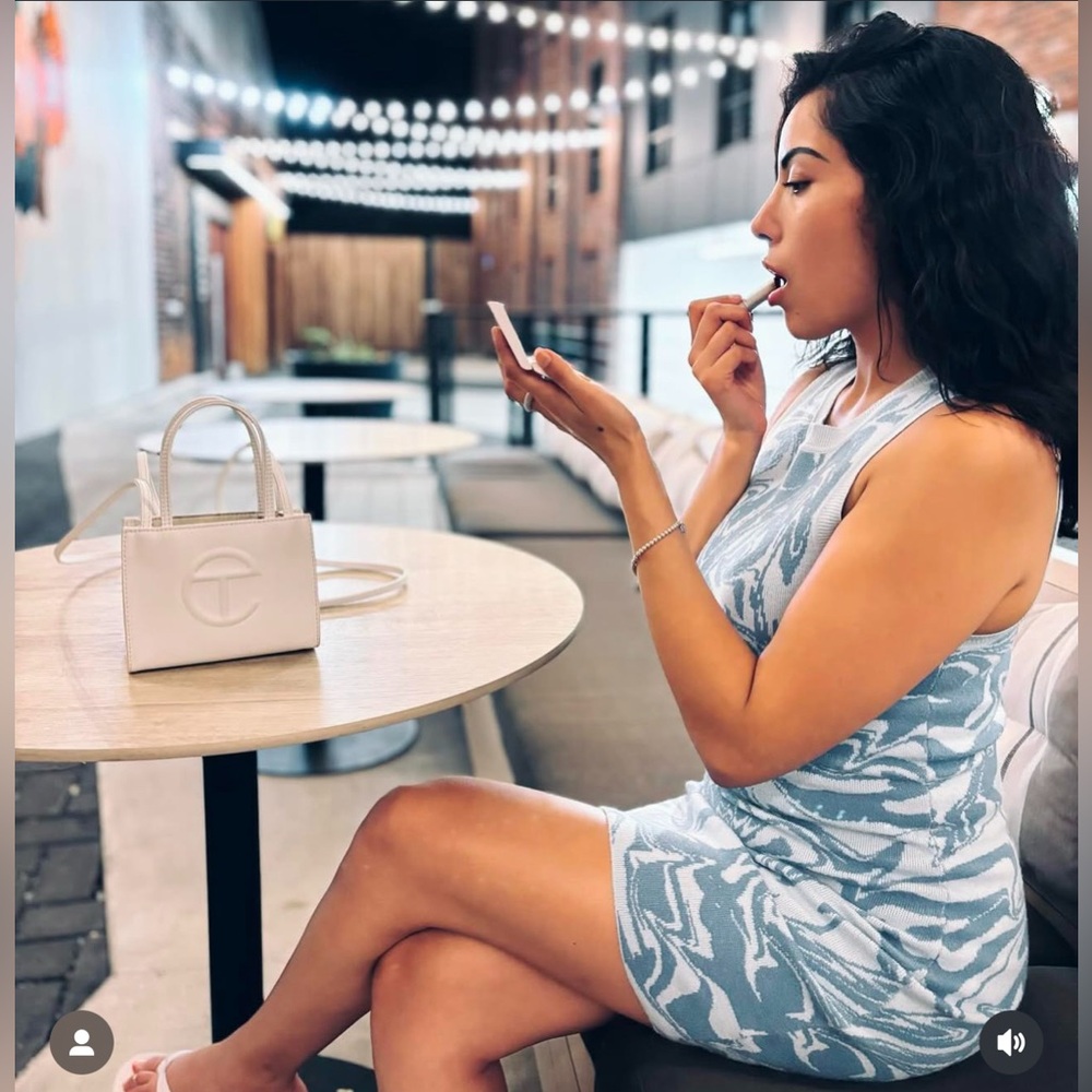 LA HEARTS BLU DRESS